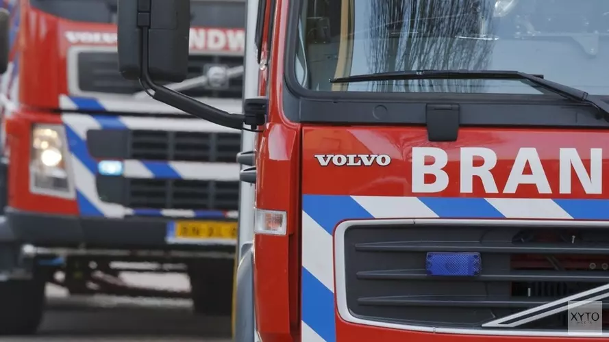 Forse brand bij woning in Rutten