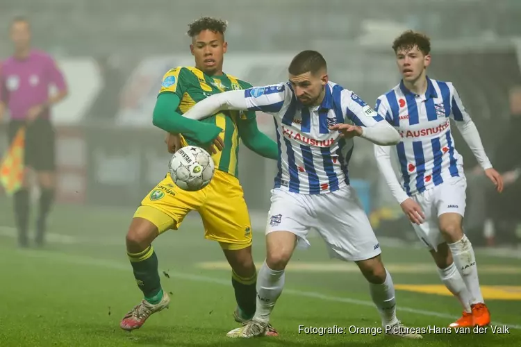 ADO Den Haag houdt SC Heerenveen op gelijkspel