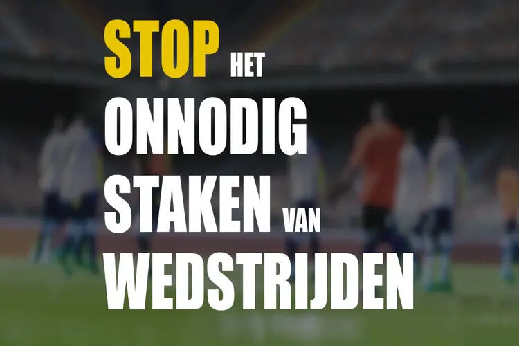 Petitie tegen onnodig staken van voetbalwedstrijden verzamelt duizenden handtekeningen in enkele uren